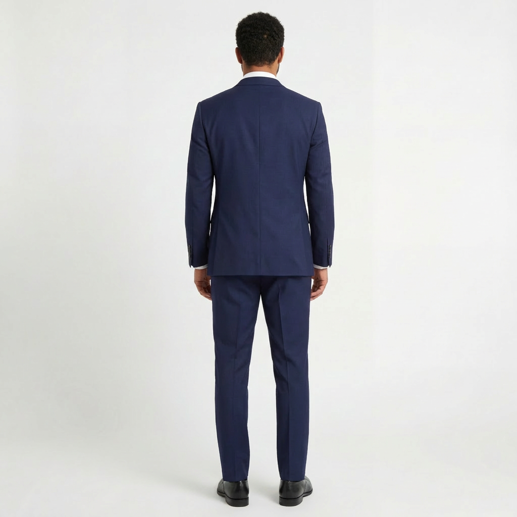 Navy Blue Tailored Suit