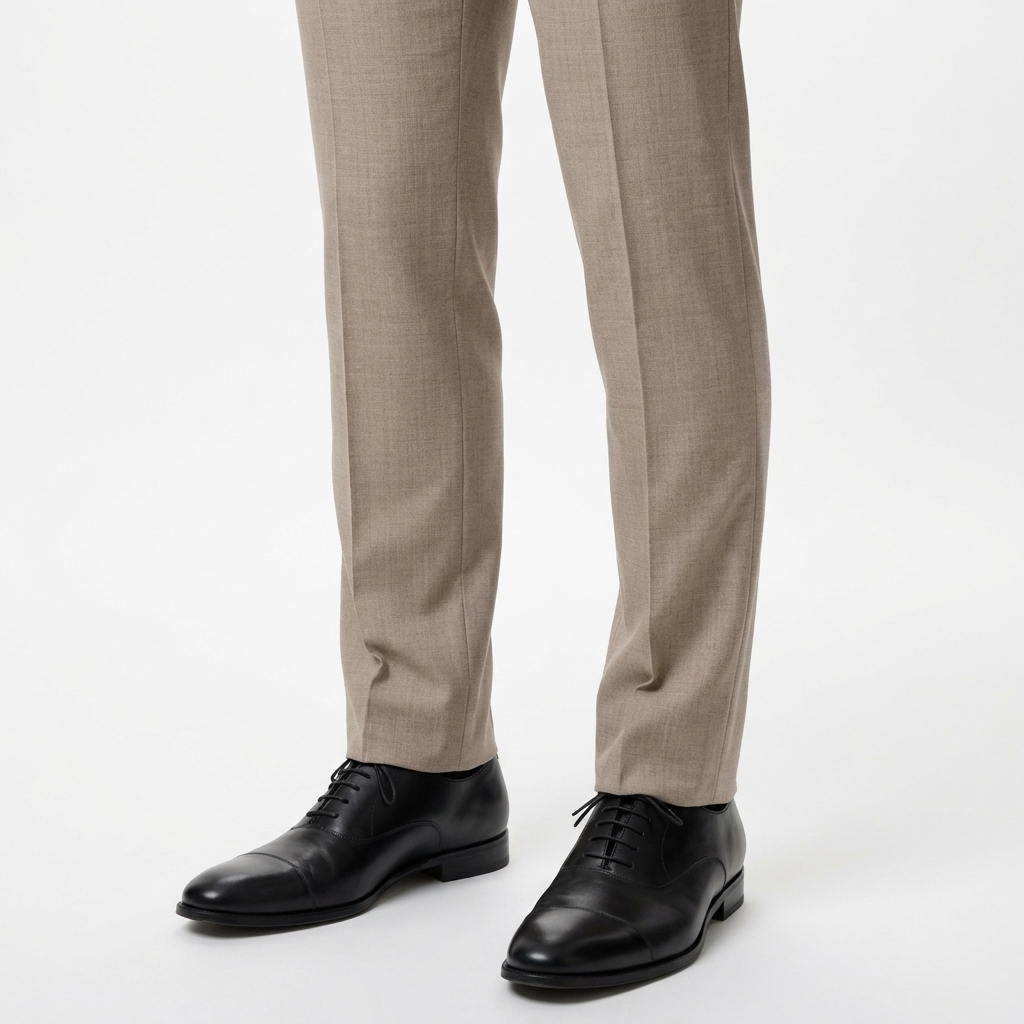 Sand Tailored Suit Trousers