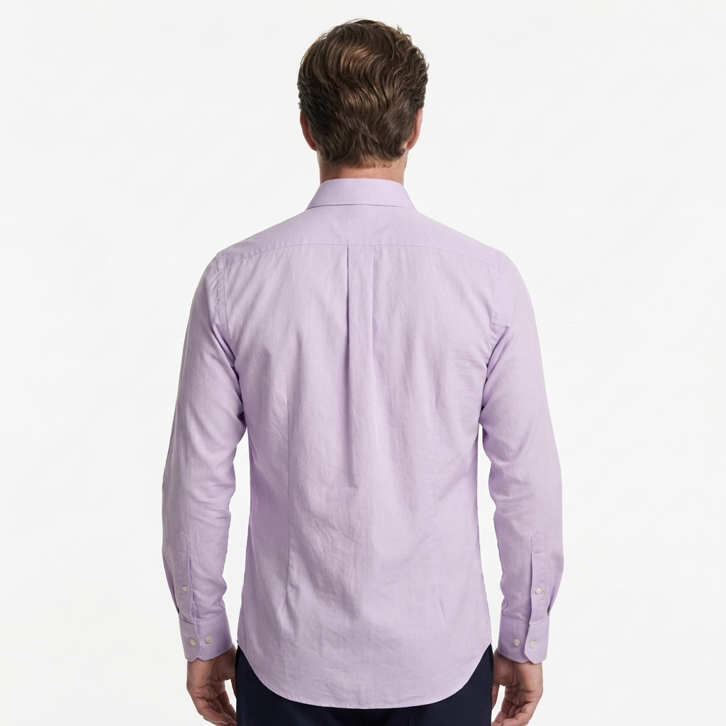 Tailored Lilac Cotton Shirt