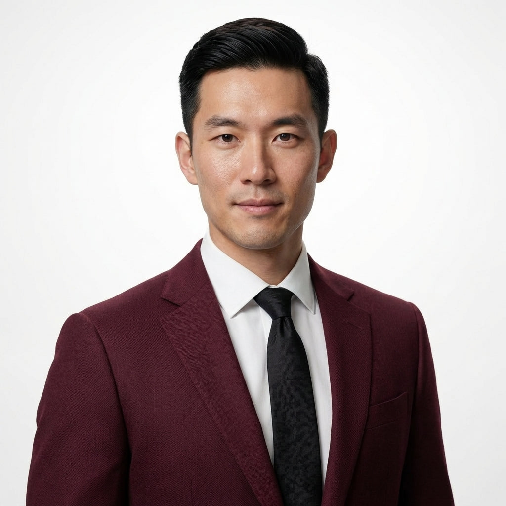 Burgundy Tailored Suit