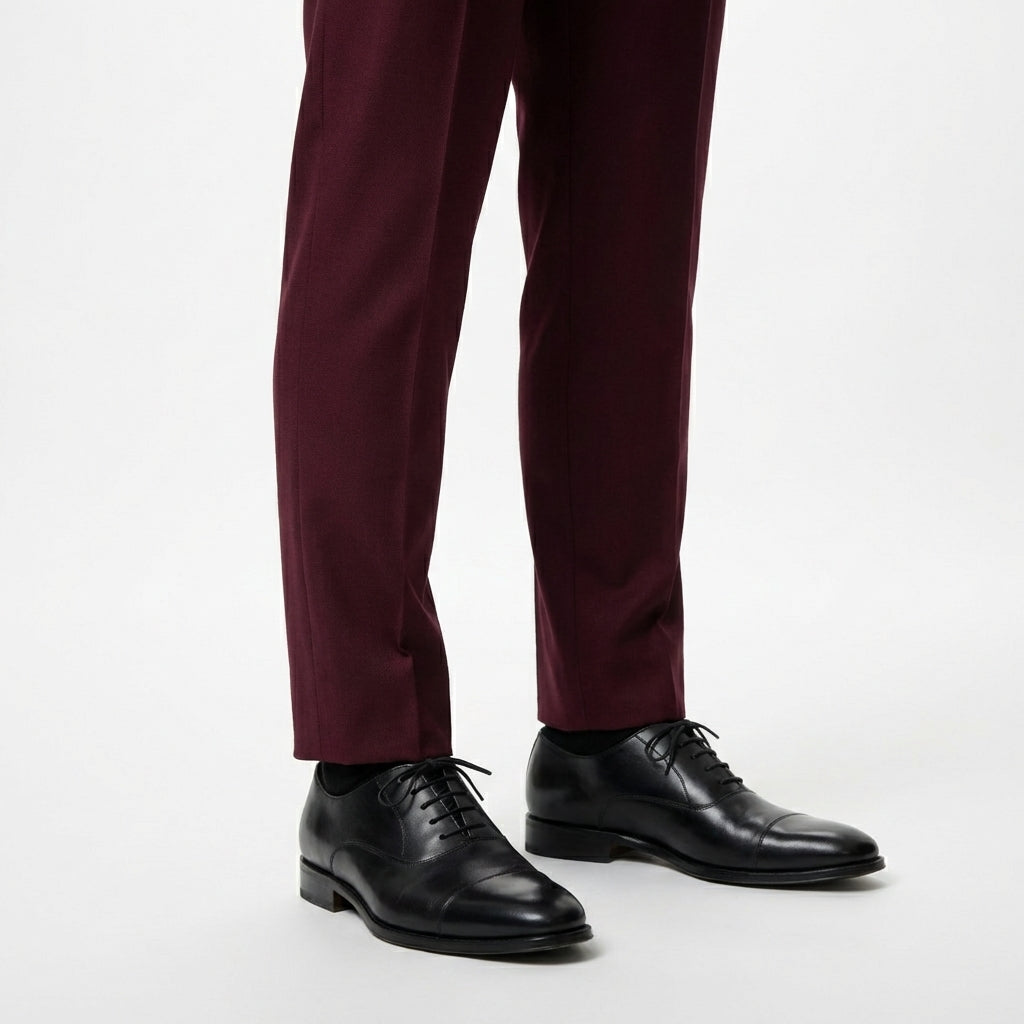 Burgundy Tailored Suit