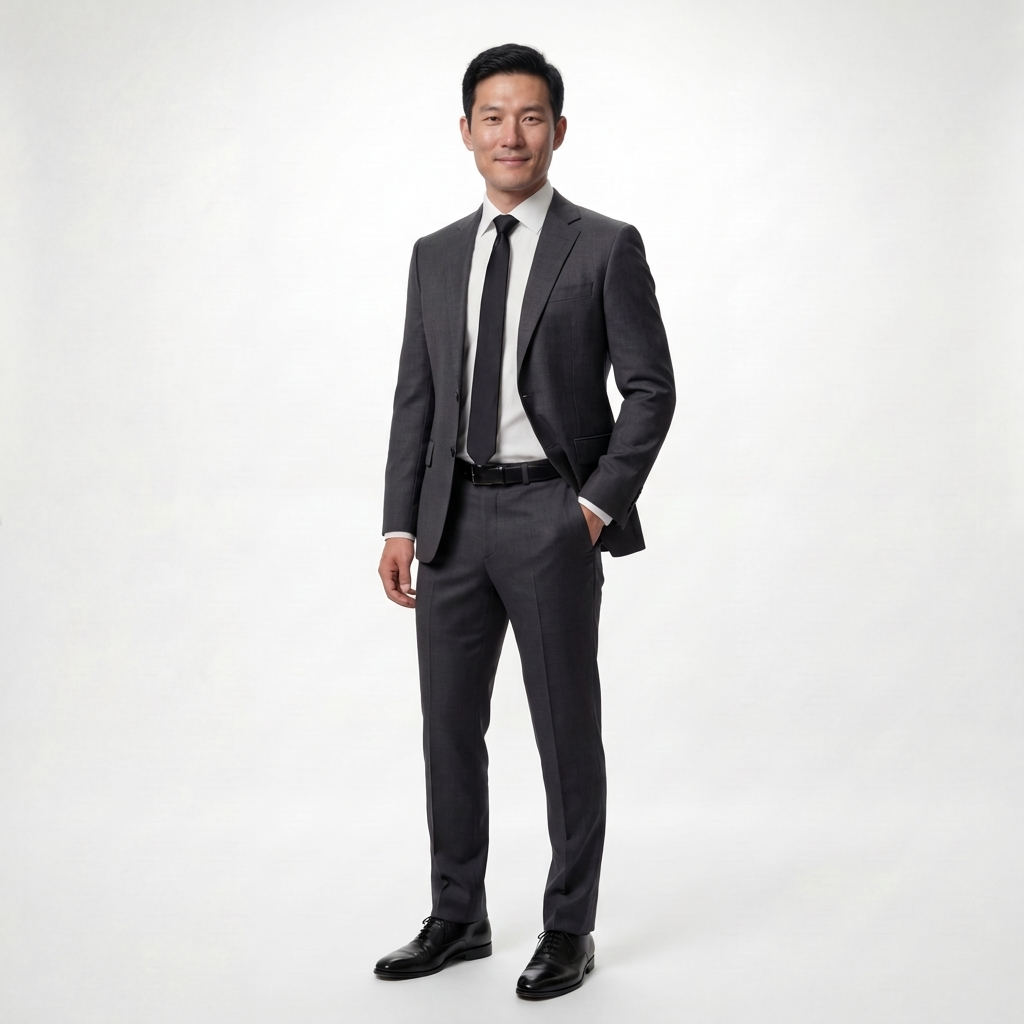 Charcoal Grey Tailored Suit