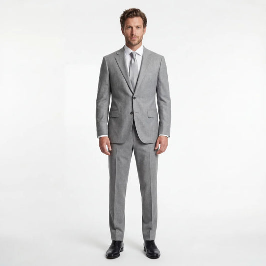 Light Grey Tailored Suit Jacket