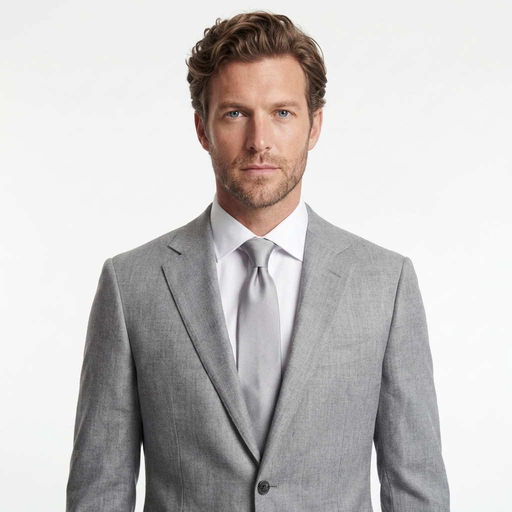 Light Grey Tailored Suit