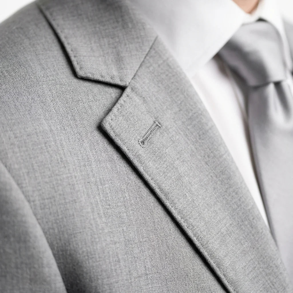 Light Grey Tailored Suit Jacket