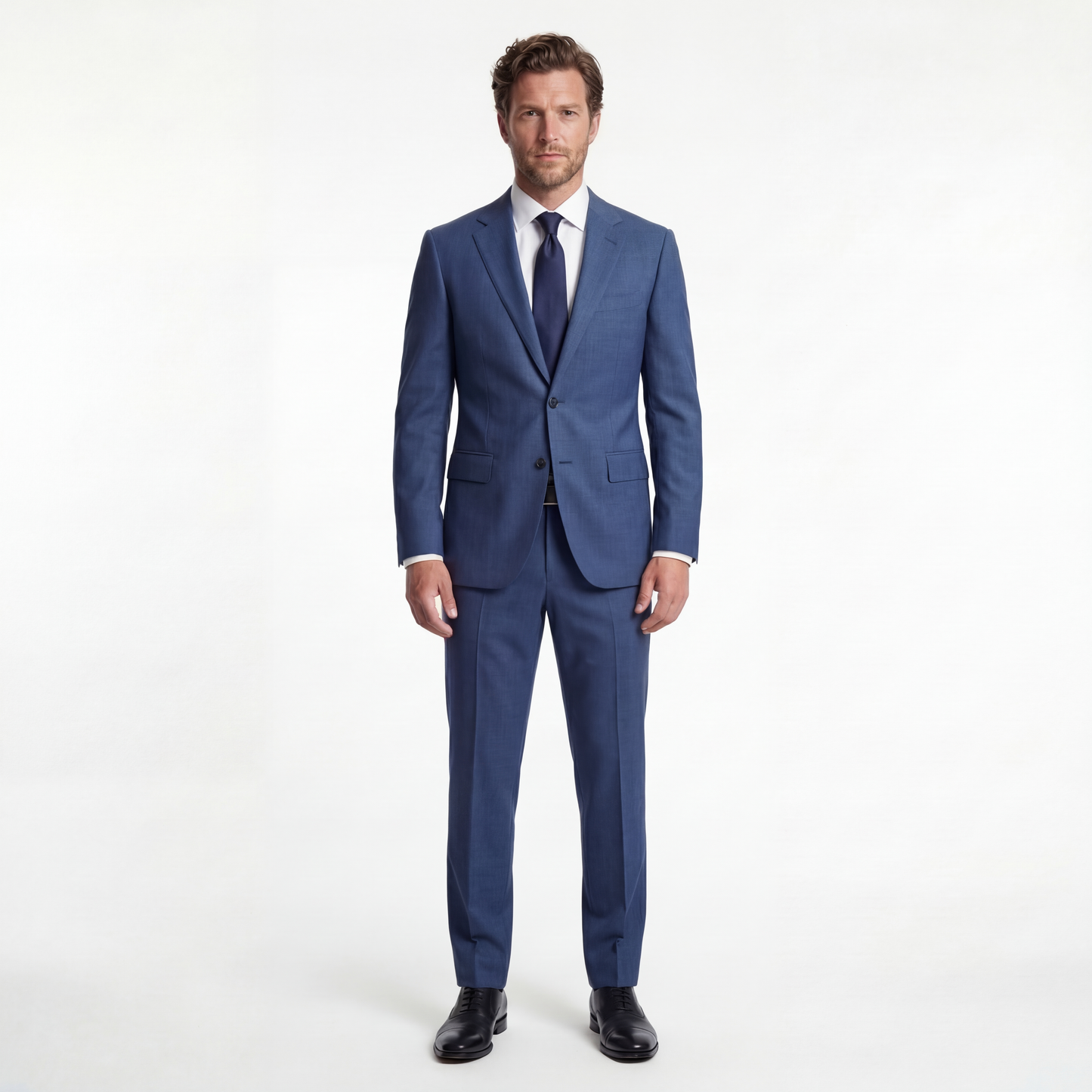Mid Blue Tailored Suit