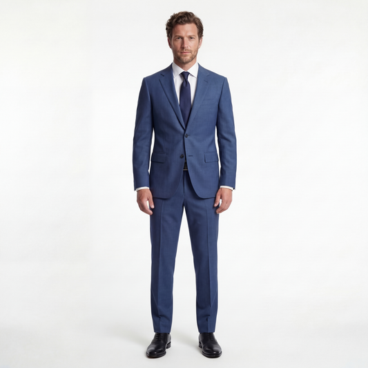 Mid Blue Tailored Suit