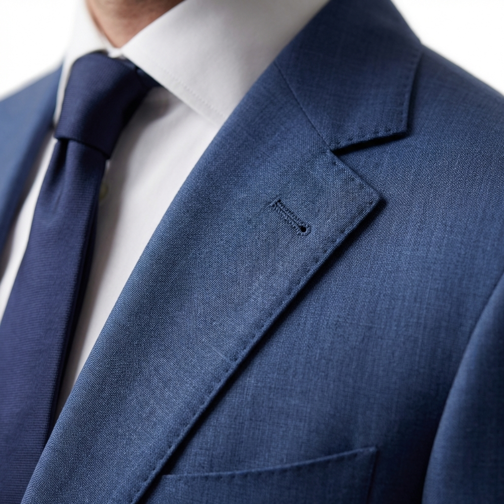 Mid Blue Tailored Suit
