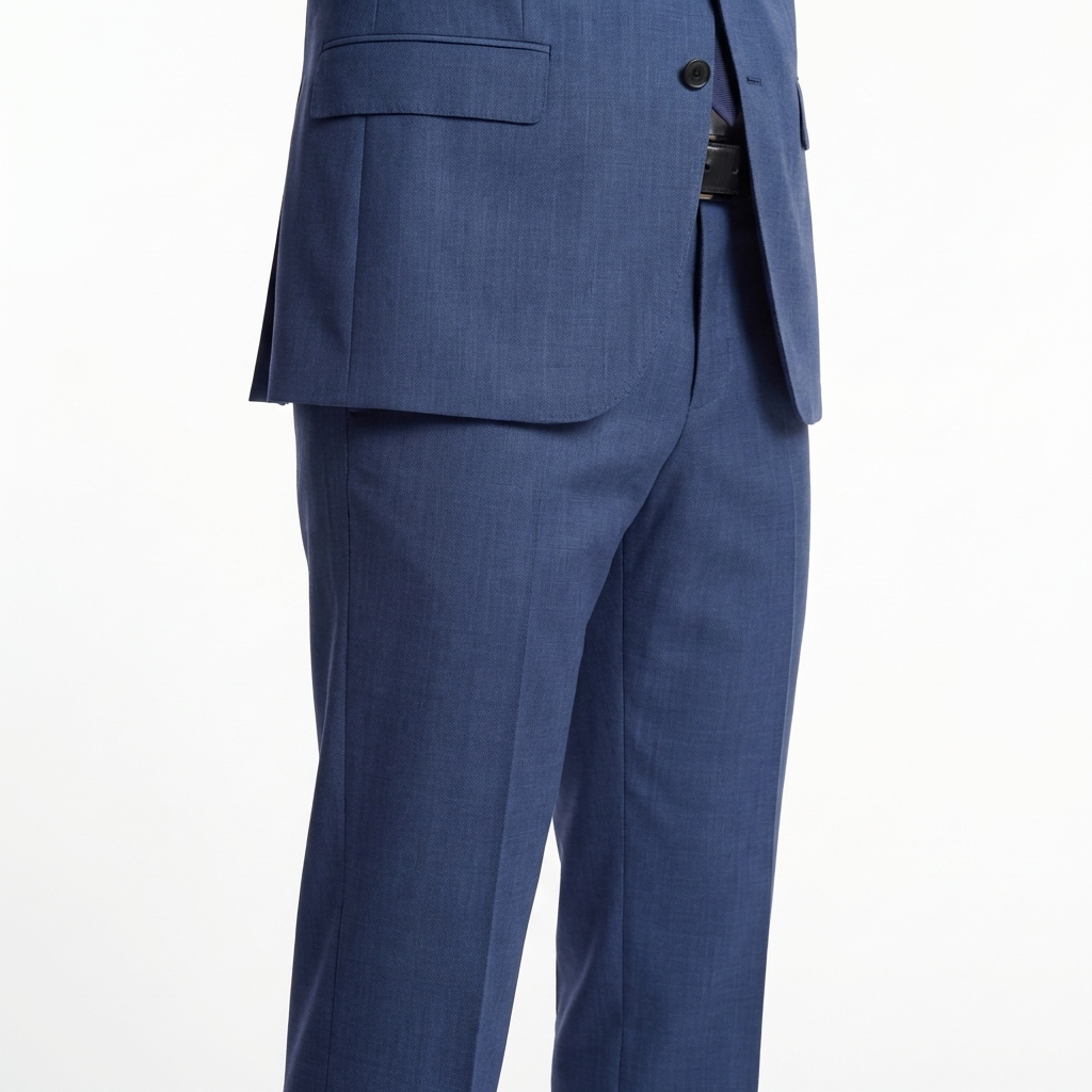 Mid Blue Tailored Suit