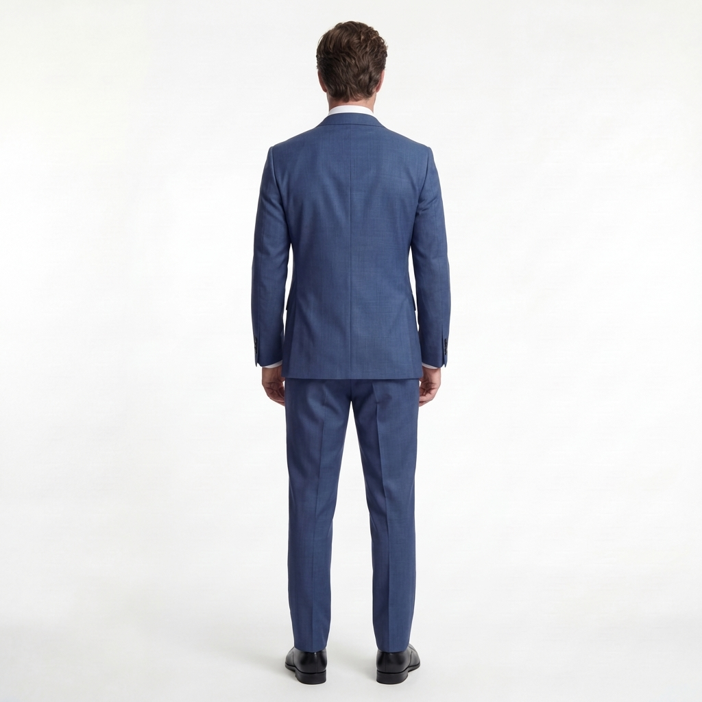 Mid Blue Tailored Suit