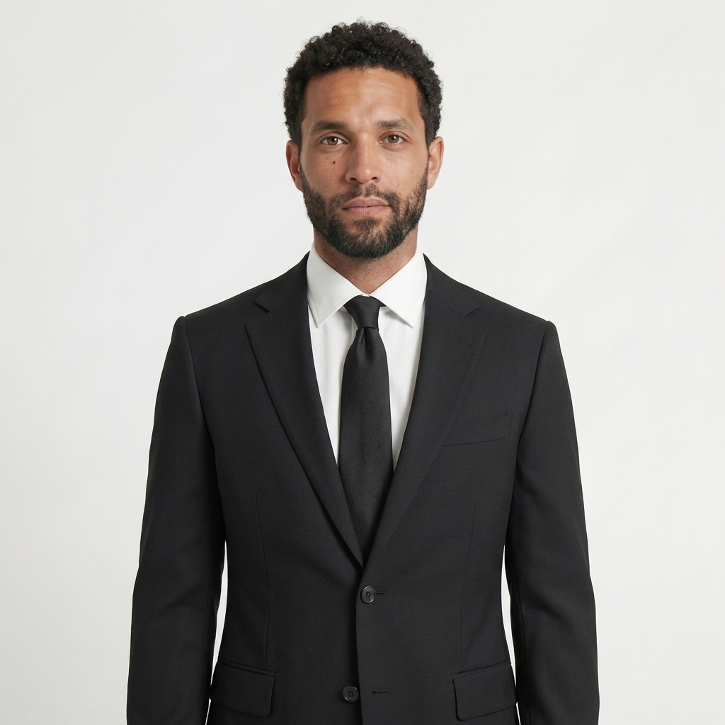 Black Tailored Suit