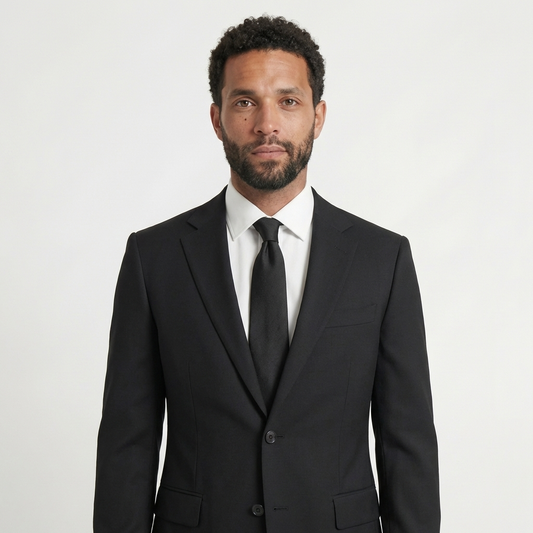 Black Tailored Suit