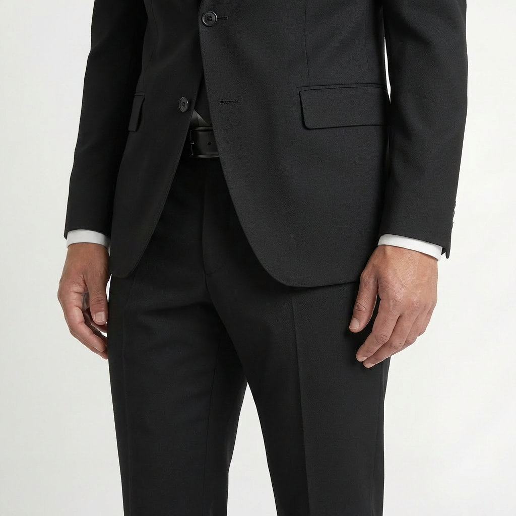 Black Tailored Suit