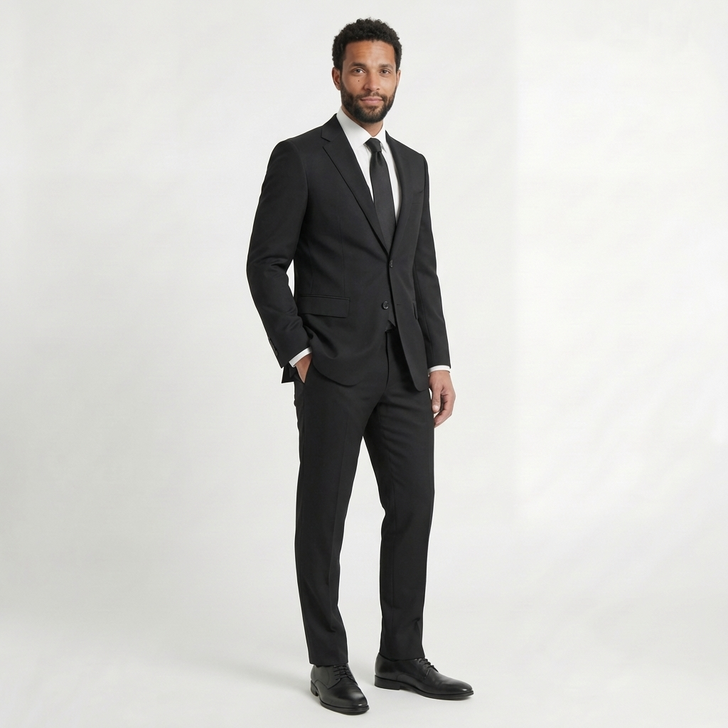 Black Tailored Suit