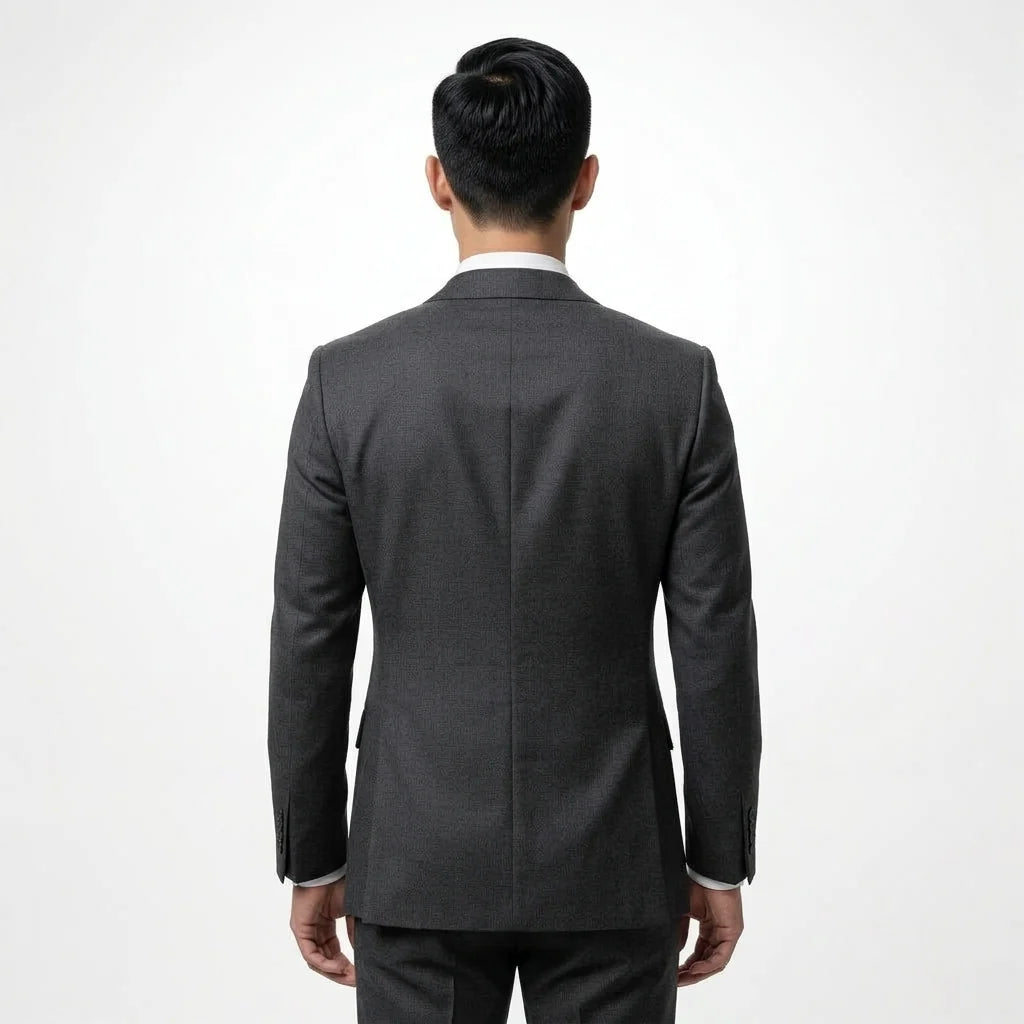 Charcoal Grey Tailored Suit Jacket