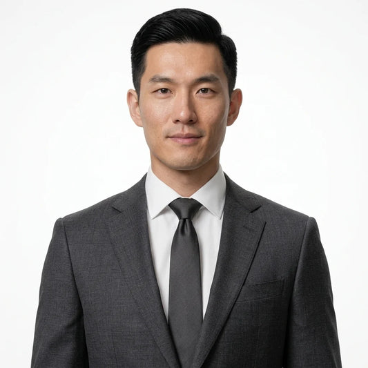 Charcoal Grey Tailored Suit Jacket