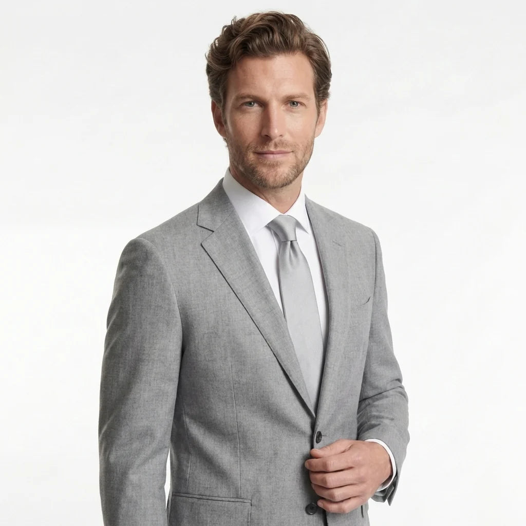 Light Grey Tailored Suit