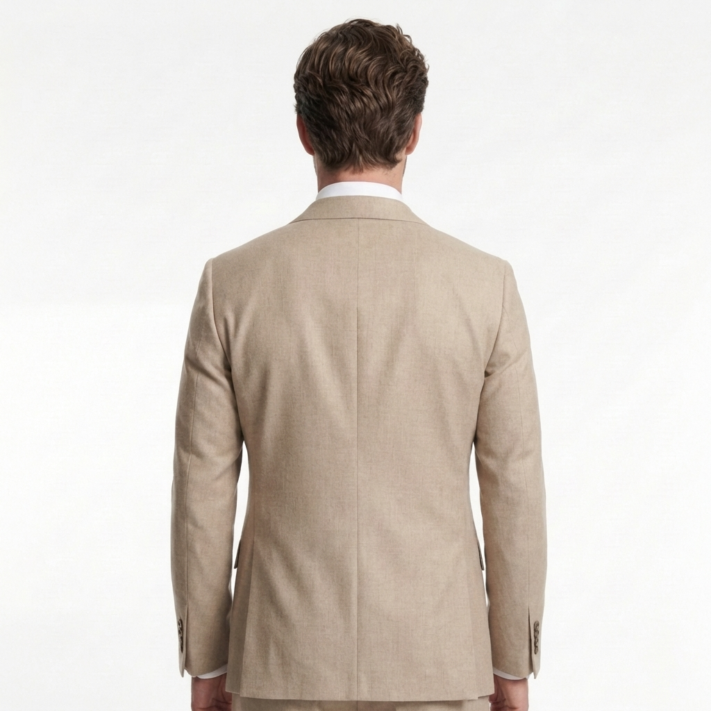 Beige Tailored Suit