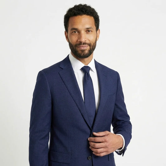 Navy Blue Tailored Suit