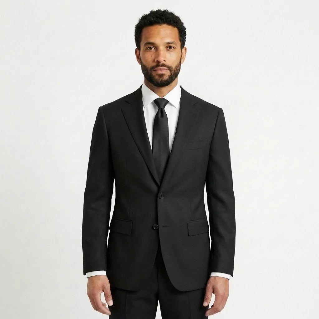 Black Tailored Suit Jacket