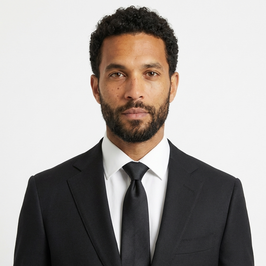 Black Tailored Suit Jacket