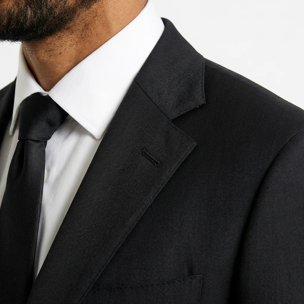 Black Tailored Suit Jacket