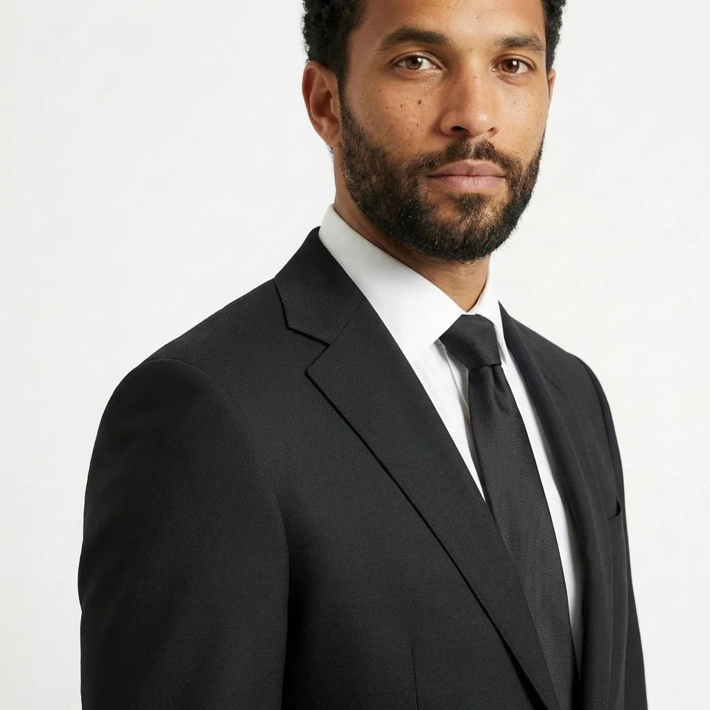 Black Tailored Suit Jacket