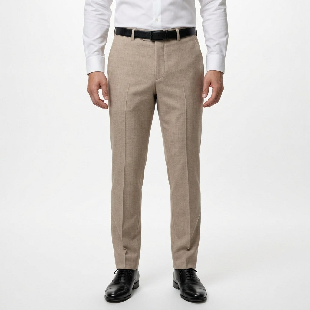 Sand Tailored Suit Trousers