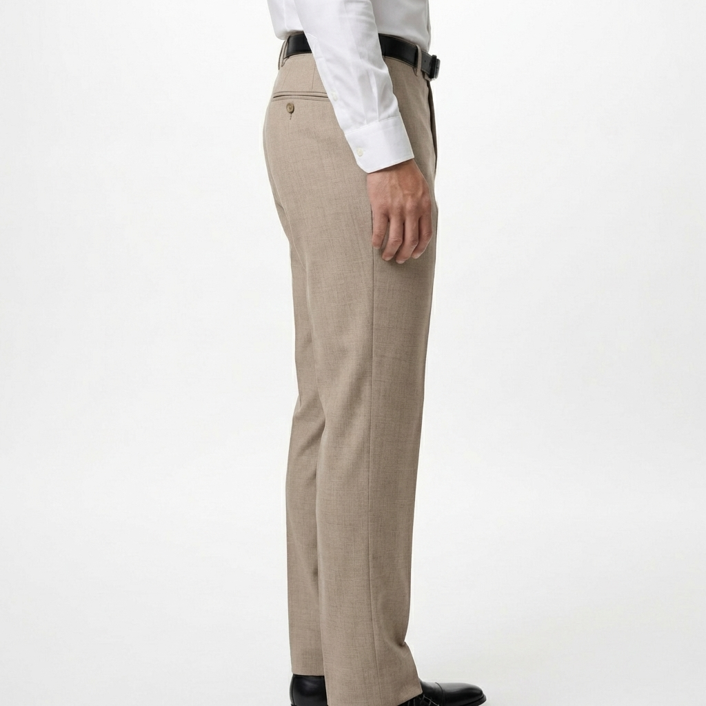 Sand Tailored Suit Trousers