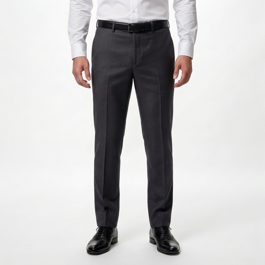 Charcoal Grey Tailored Suit Trousers