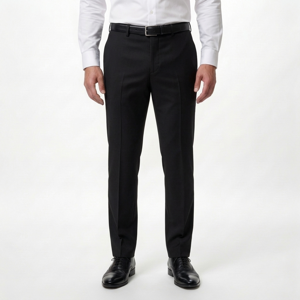 Black Tailored Suit Trousers