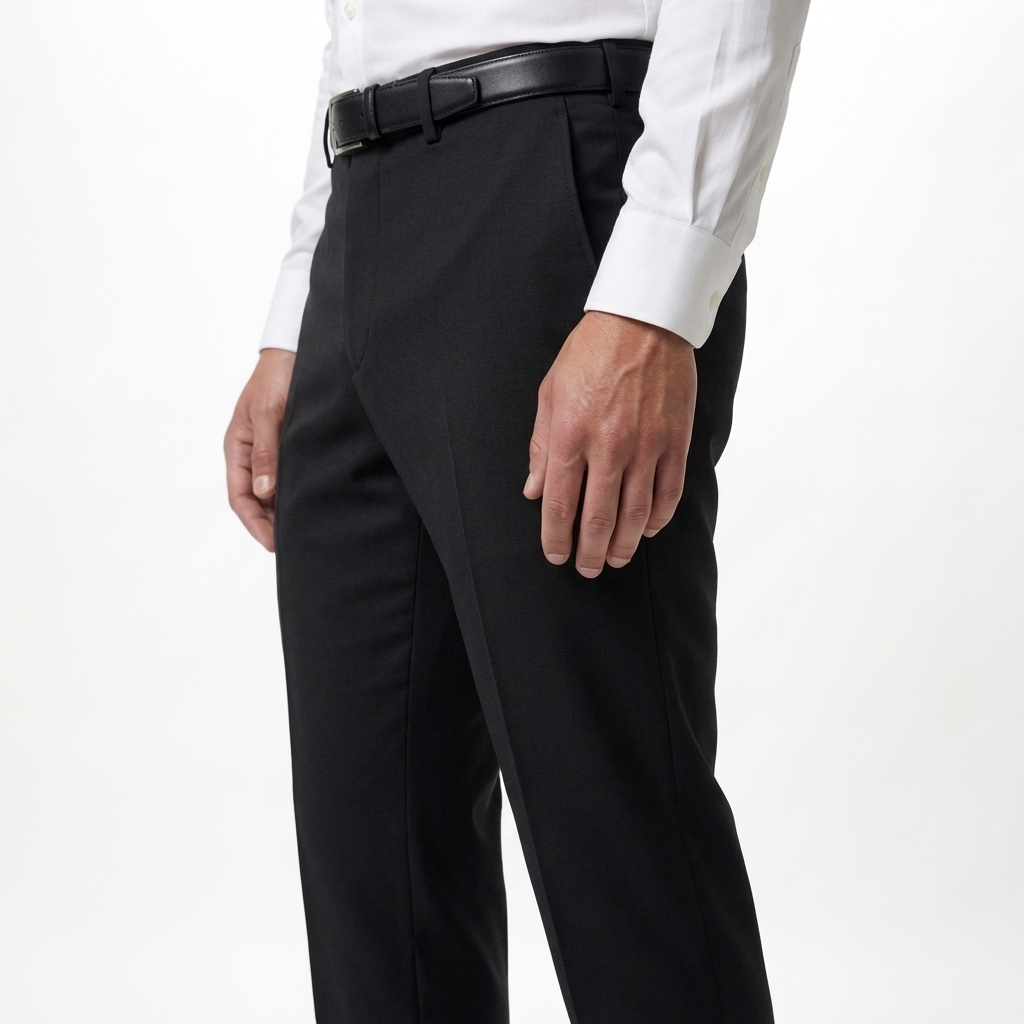 Black Tailored Suit Trousers