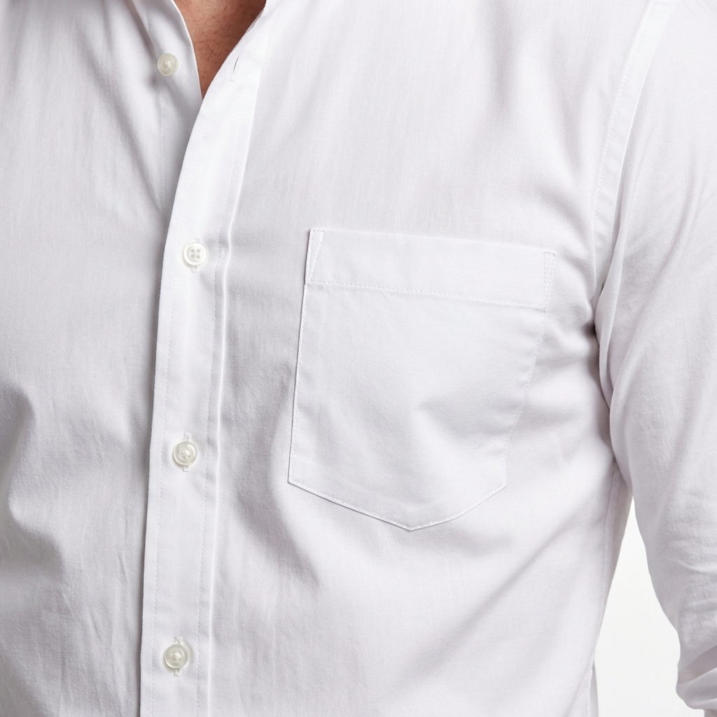 Tailored White Cotton Shirt