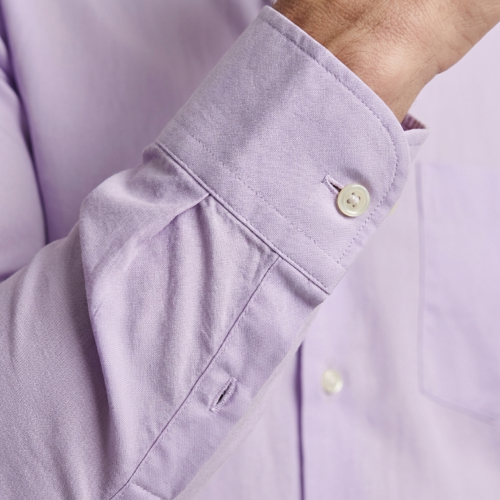 Tailored Lilac Cotton Shirt
