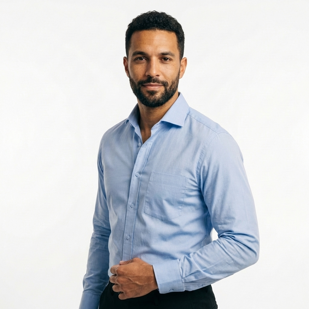 Tailored Light Blue Cotton Shirt