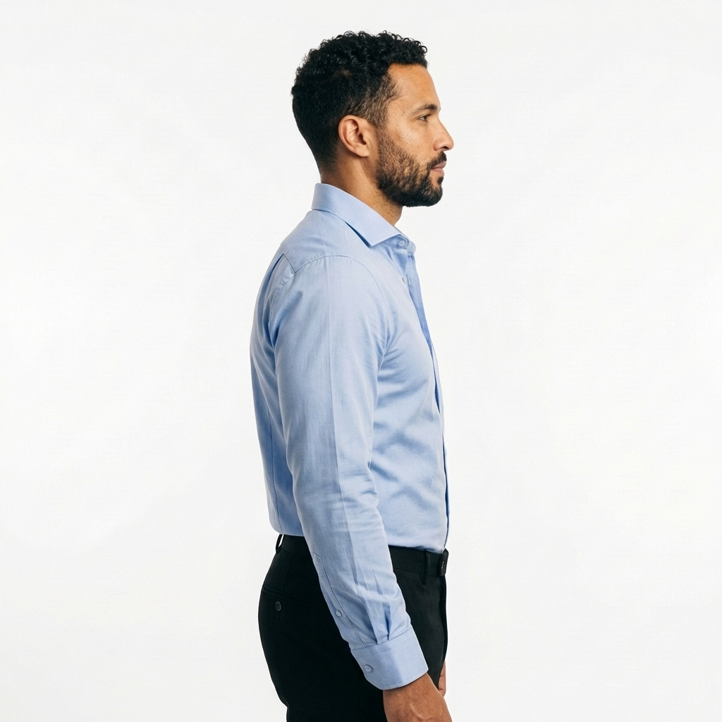 Tailored Light Blue Cotton Shirt