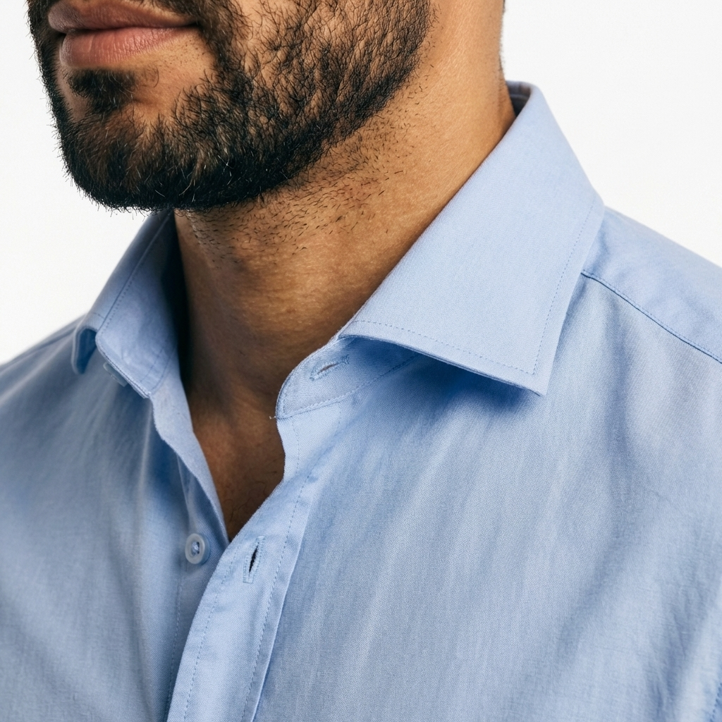 Tailored Light Blue Cotton Shirt